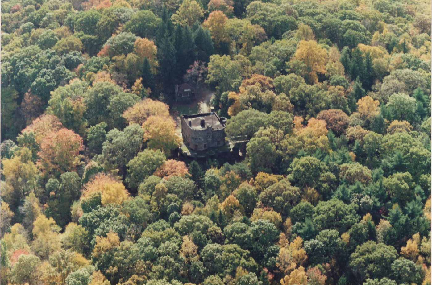 Hearthstone Castle From the Air aerial view of hearthstone castle