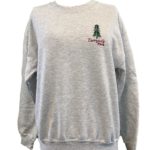 grey sweatshirt with tarrywile park and a tree